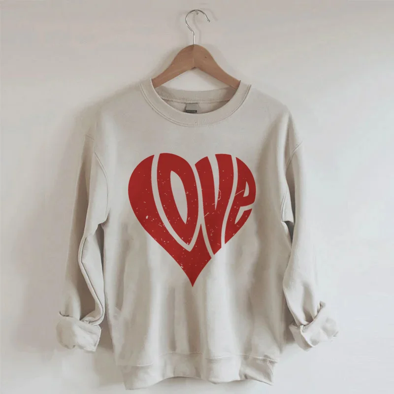 Love Heart Sweatshirt