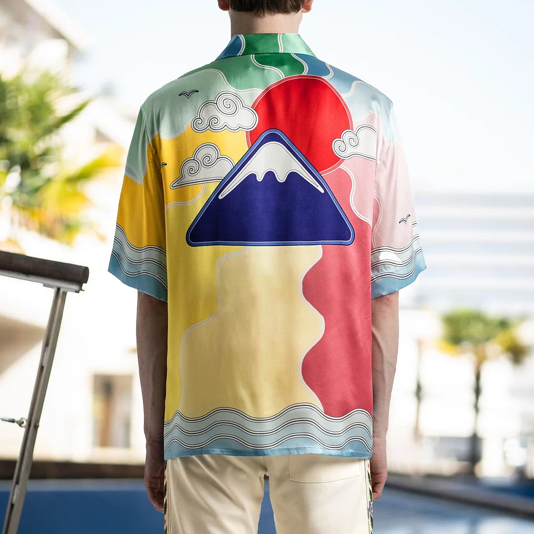 Art Fashion Casual Short Sleeve Shirt