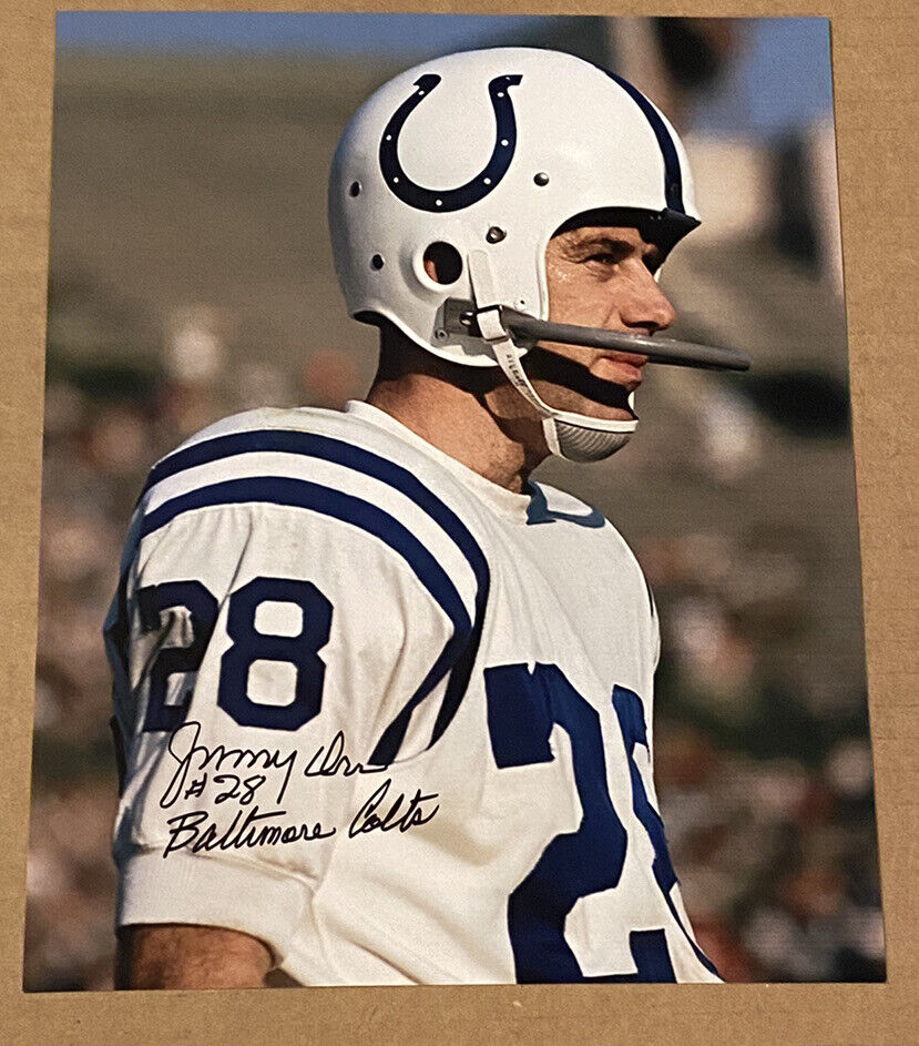 Jimmy Orr #2 8x10 Signed Photo Poster painting w/ COA Baltimore Colts -