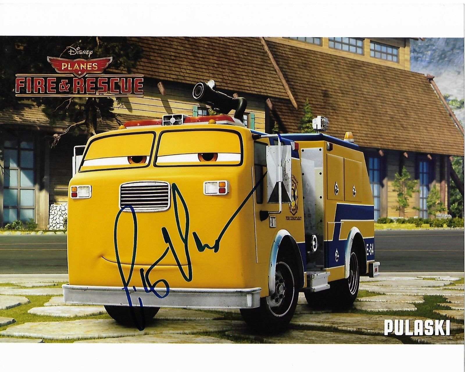 PATRICK WARBURTON PLANES FIRE & RESCUE AUTOGRAPHED Photo Poster painting SIGNED 8X10 #3 PULASKI