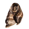 Autumn Winter Plaid Tassels Shawl Women Scarf