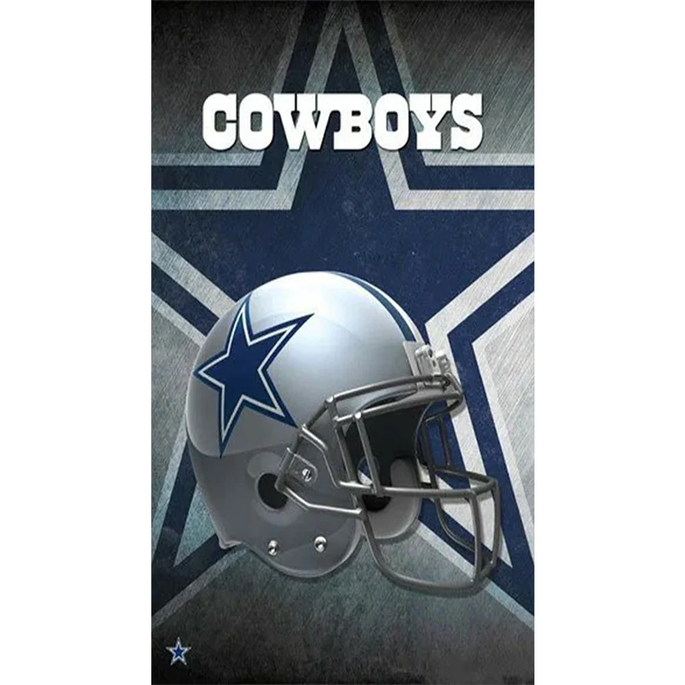 Dallas Cowboys (canvas) full round or square drill diamond painting