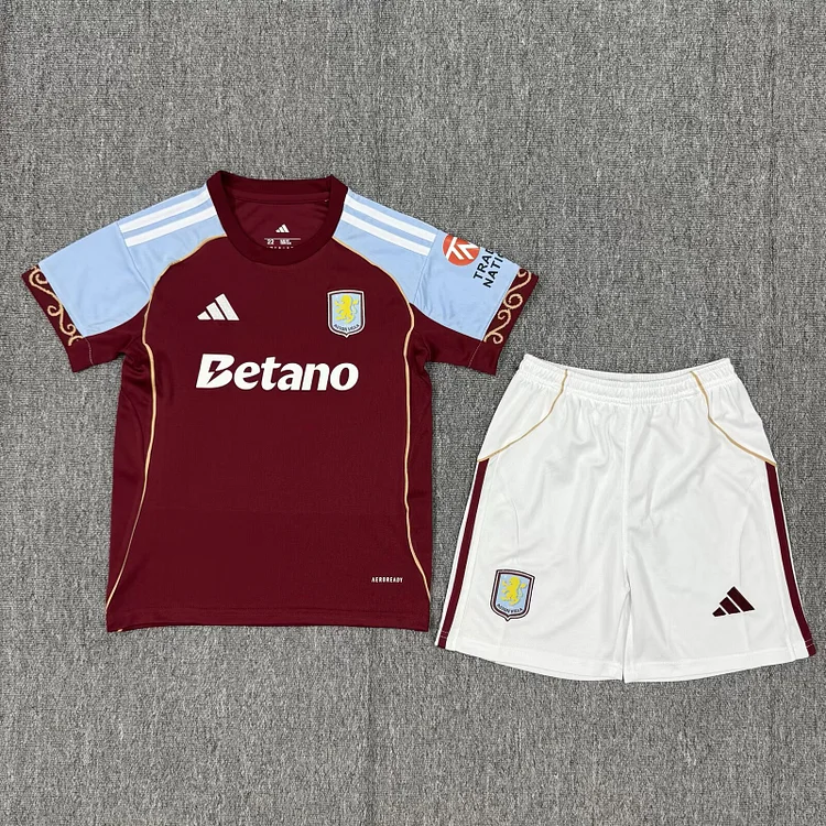 25/26 Aston Villa Home Kidswear