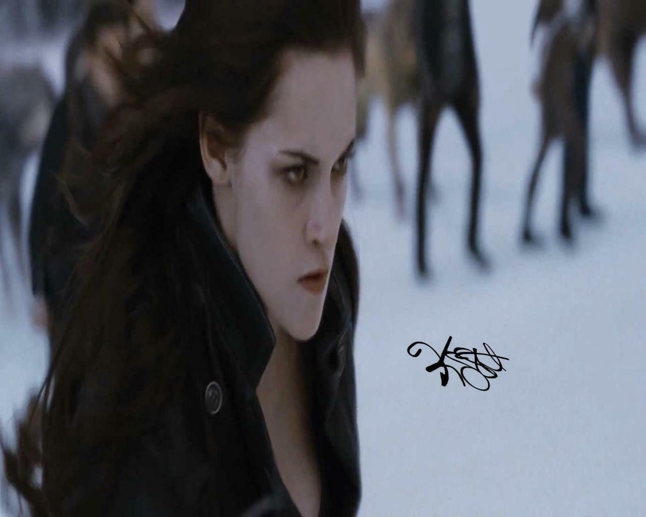 Kristen Stewart Twilight Breaking Dawn SIGNED AUTOGRAPHED 10X8 REPRO Photo Poster painting PRINT