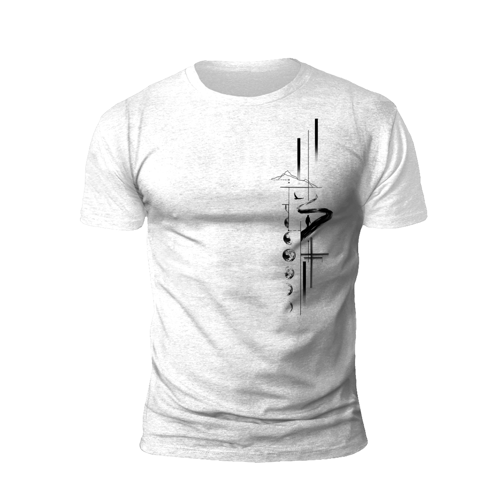 Abstract Ascent: Climbing Towards Harmony T-shirt