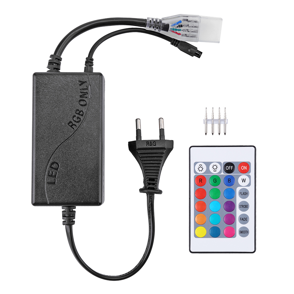 

4 Pin Infrared 24 Keys Remote IR RGB LED Controller for 5050 Strip Lighting, 501 Original