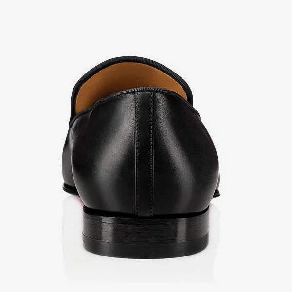 Merumote Gentleman's Oxford Loafer Slip-On Shoes Red bottom Classic LaceUp Formal Party Shoes-MERUMOTE