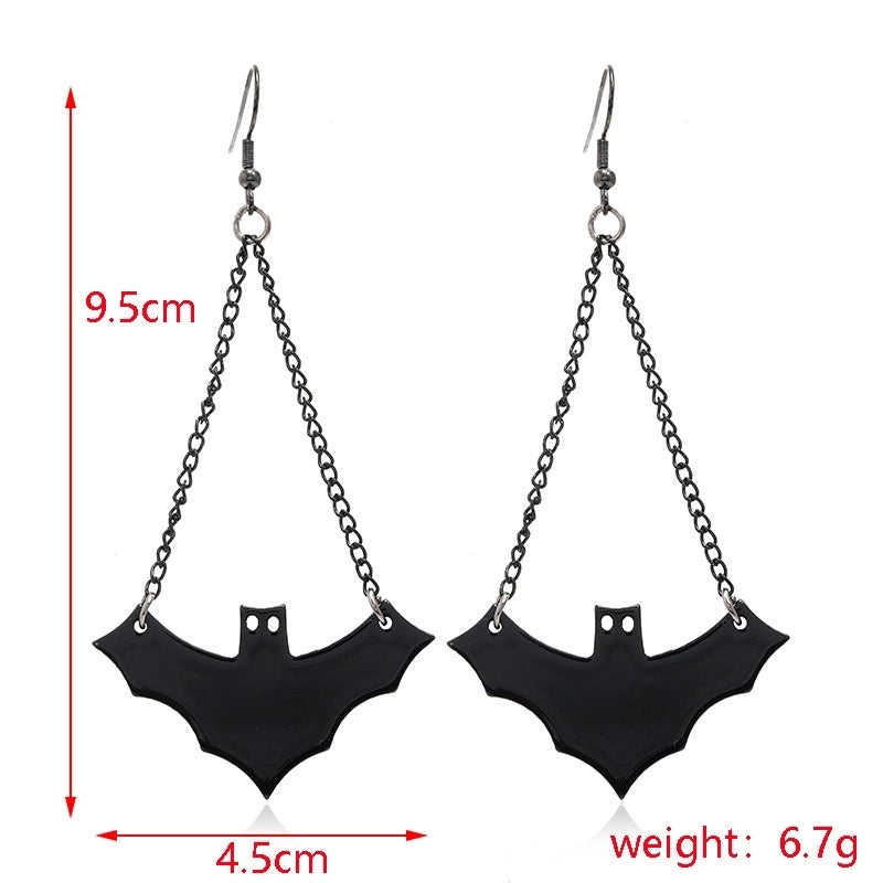 6 Pieces Gothic Cat Spider Alloy Women’S Drop Earrings 1 Pair