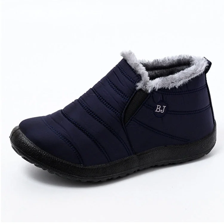 Women Boots Lightweight Winter Shoes Women Ankle Botas Mujer Waterpoor Snow Boots Female Slip On Casual Shoes Plush Footwear