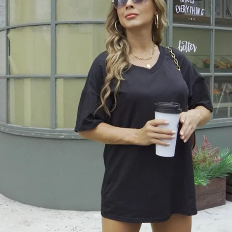 Cozymoo Ladies V-Neck T-Shirt