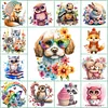 (Multi-Style) Animal - 18CT Stamped Cross Stitch 25*25cm/9.84*9.84in
