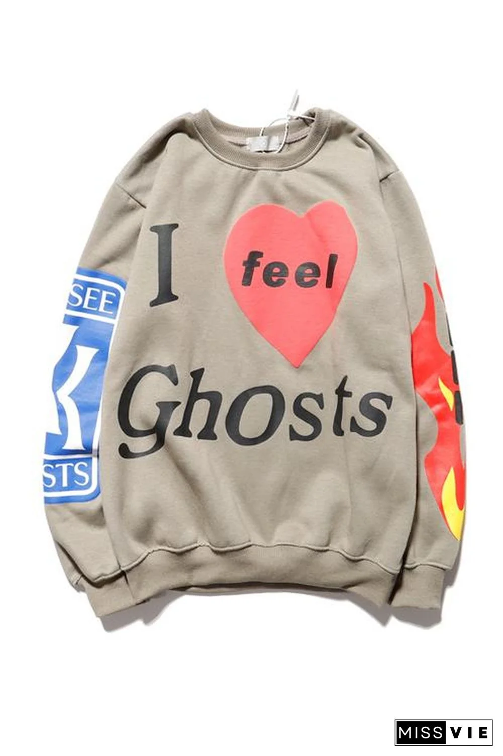 Scrawl Print Lovers Hoodie