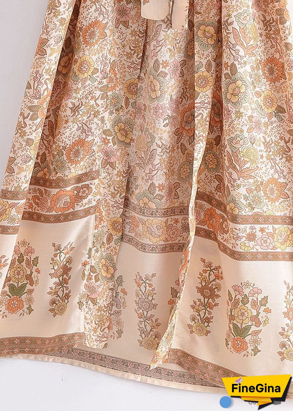 Women's Chic Rumour Midi Boho Kimono Dress