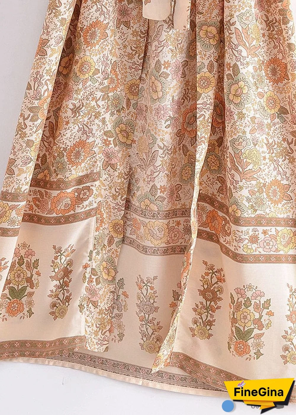 Women's Chic Rumour Midi Boho Kimono Dress