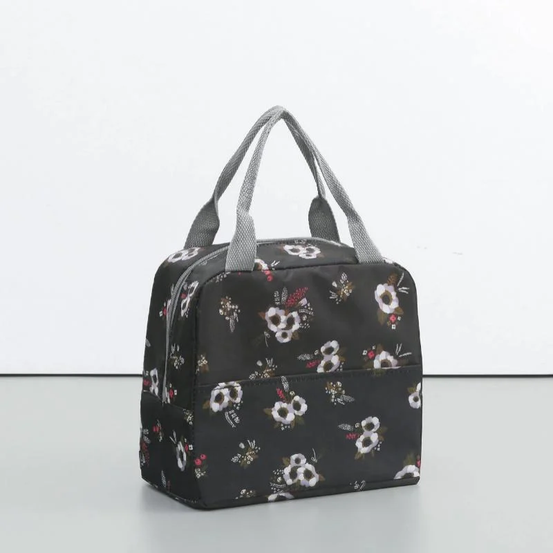 Portable Thermal Insulated Canvas Lunch Bag