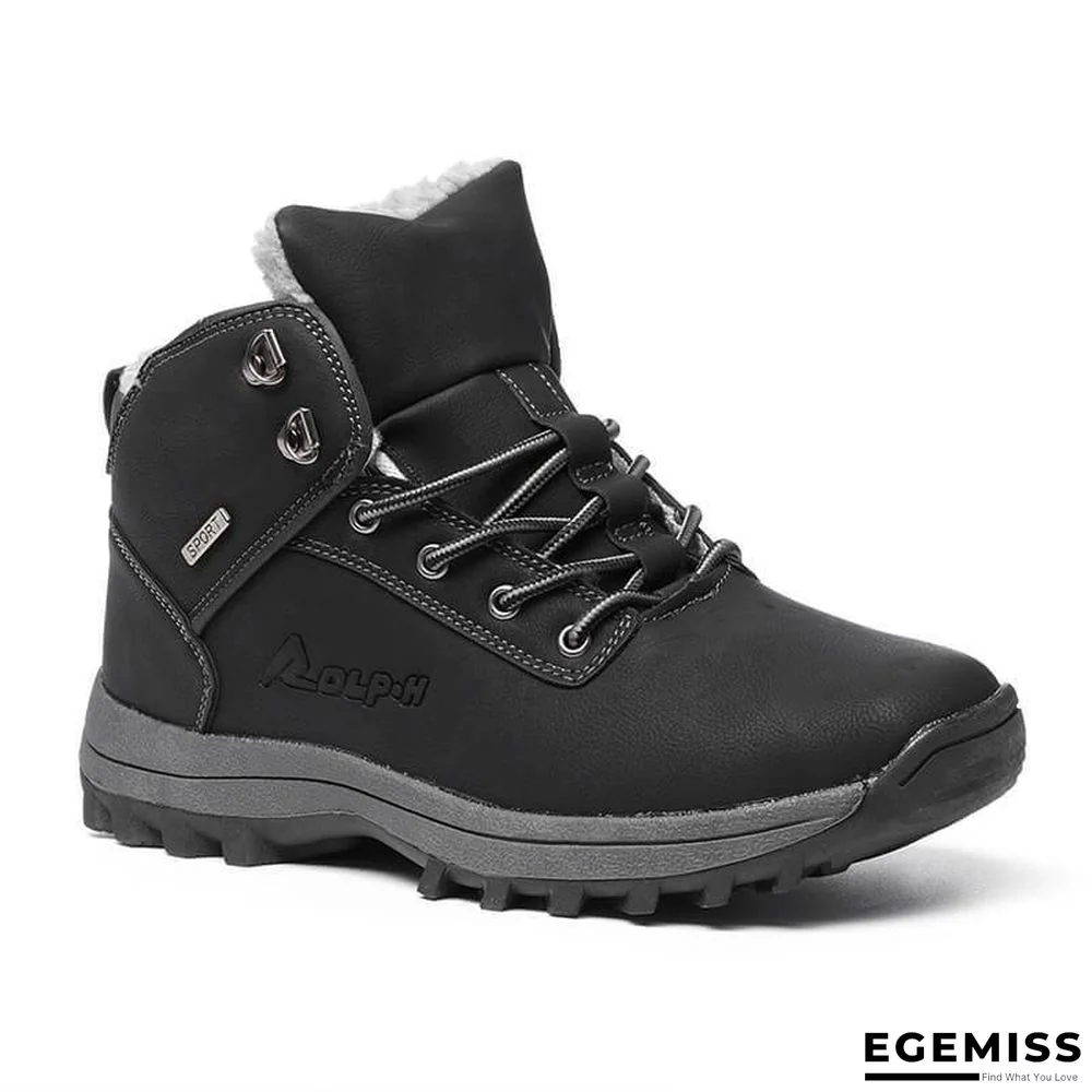 Men's Outdoor Thickened Warm Climbing Shoes | EGEMISS