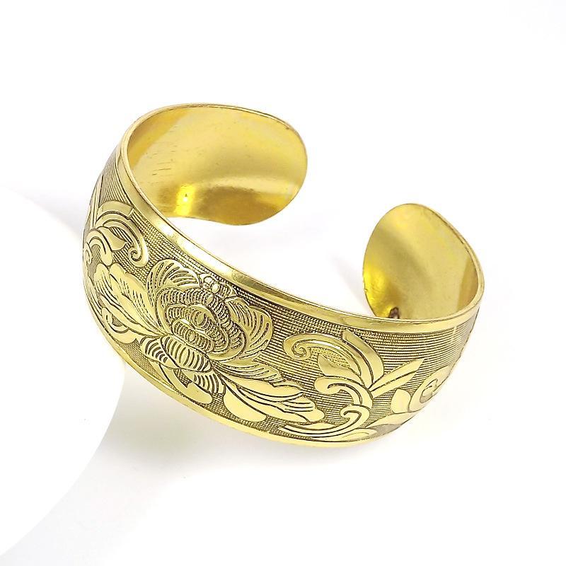 Ethnic Vintage Gold Plated Bracelet | Oxredo Shop Ramadan Sale