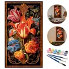 (US Only)Paint By Numbers Kit On Canvas DIY Oil Art Tulip Picture Home Wall Decor40x70cm