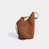 Simple Plain Color Leather Women's Shoulder Bag