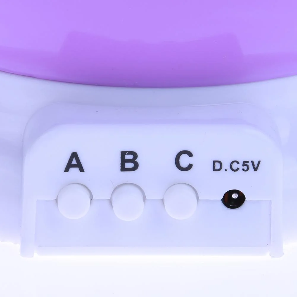 Rotating Projector Starry Night Lamp Projection LED Lights Xmas Gift(Purple