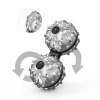 Metal LT One-Piece Massage Ball Fingertip Gyroscope Creative Leisure EDC Adult Anti-Stress ADHD Relaxation Toy Decompression Artifact