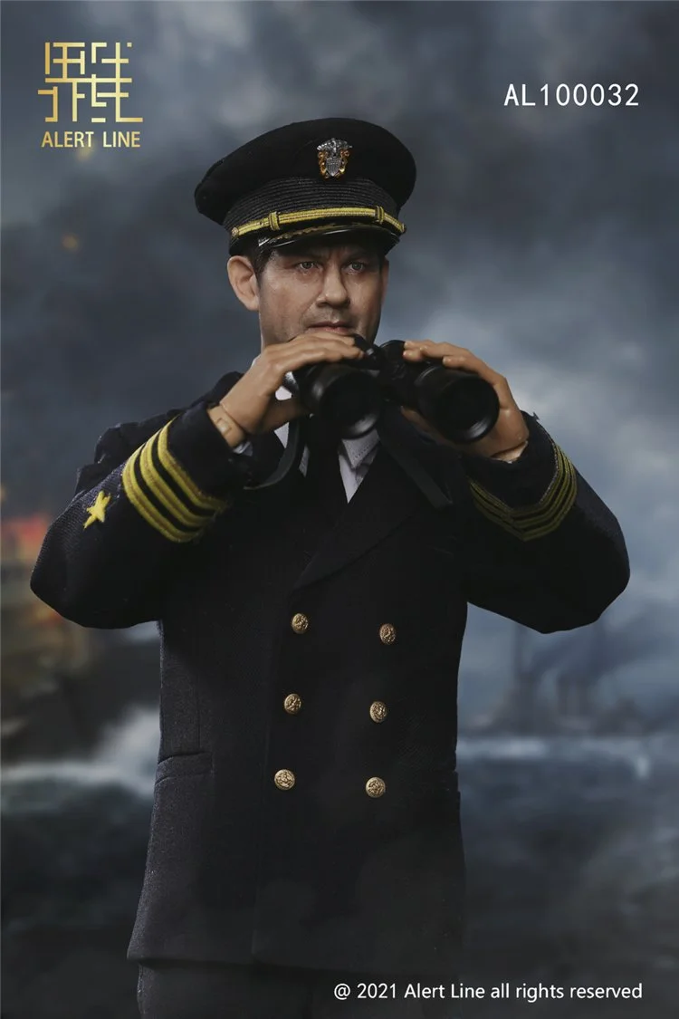 In-stock 1/6 Alert Toys AL100033 WWII U.S.NAVY Destroyer Commander  Figure-shopify