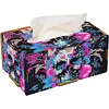 Flower Skull Diamond Painting Tissue Box Wooden Diamond Art Tissue Storage Box