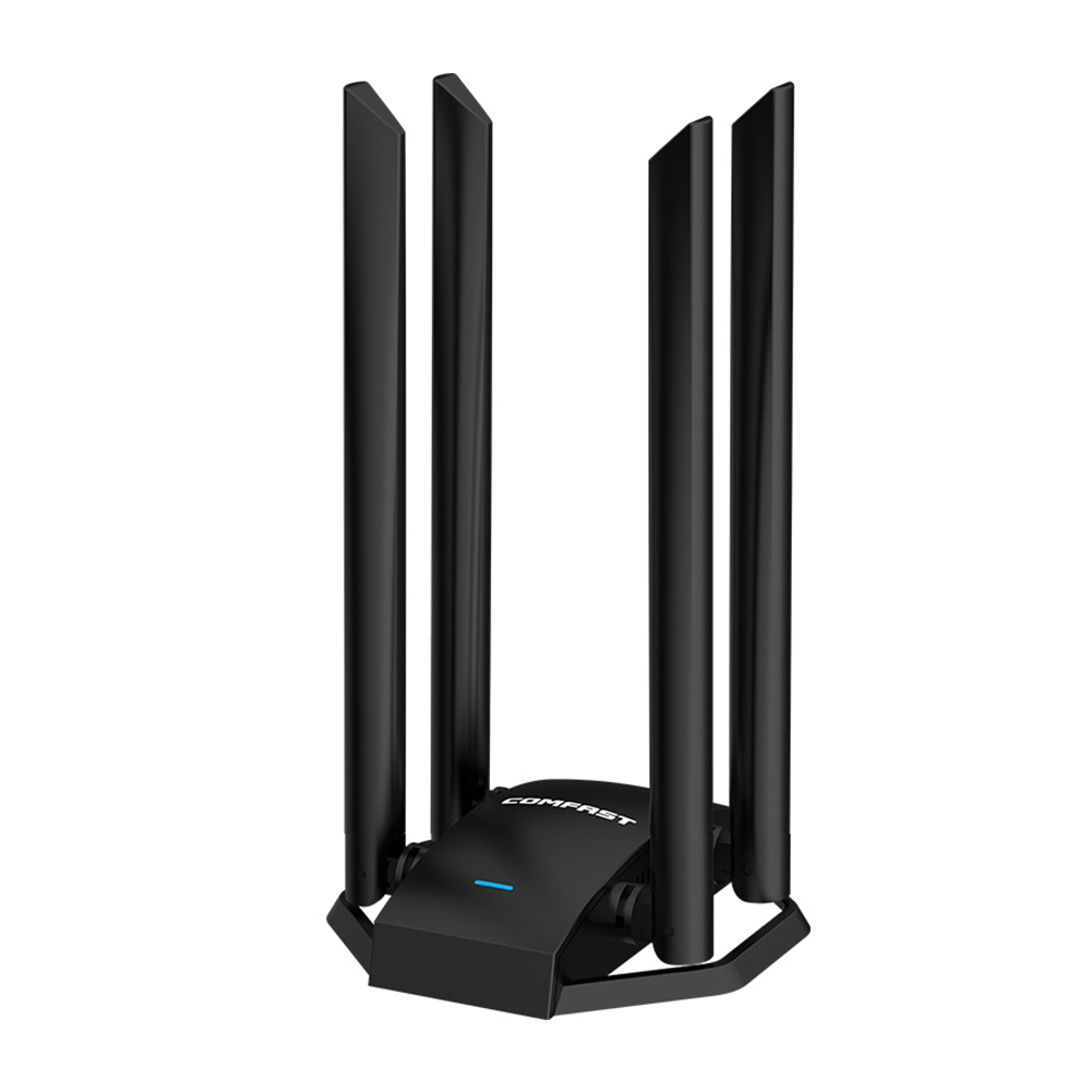 

COMFAST CF-WU785AC 1300M WiFi Adapter USB 3.0 4 Antennas Wireless Receiver, 501 Original