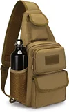 BAIGIO Taktische Brust Pack Militar Sling Rucksack Crossbody Ein Gurt Schultertasche fur Laufen Trekking Wandern Reisen