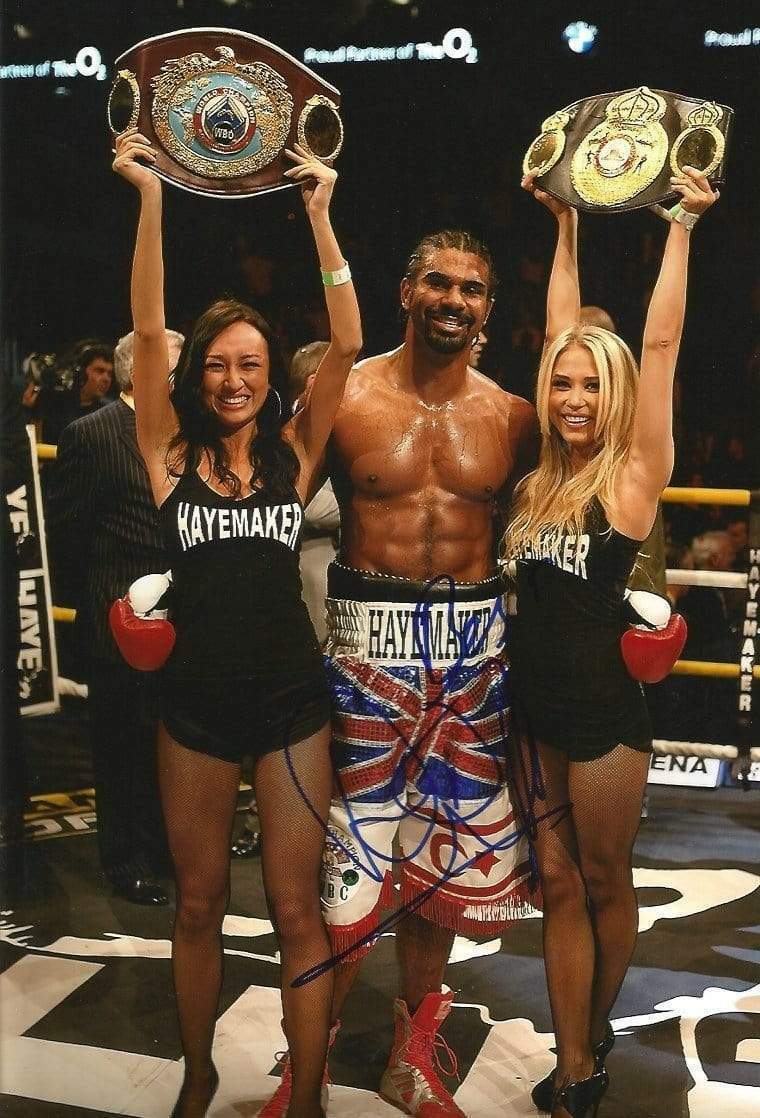 David Haye BOXER autograph, In-Person signed Photo Poster painting