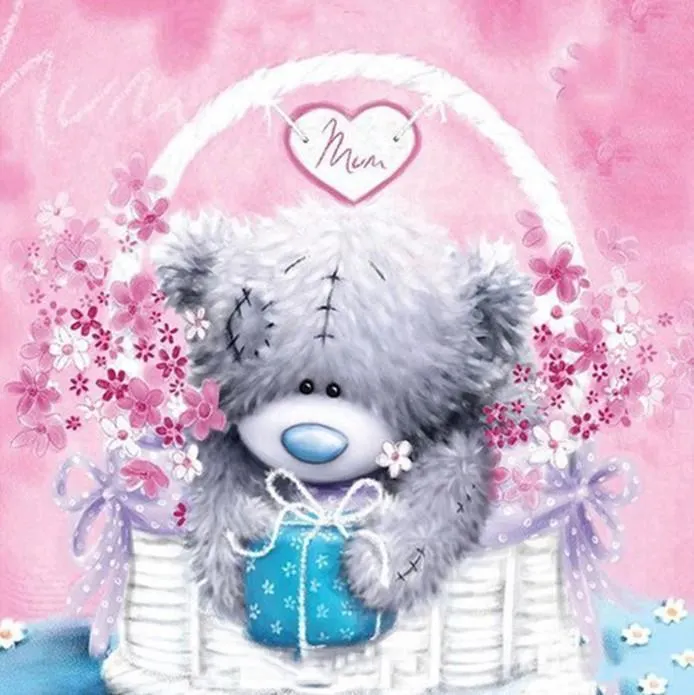 Full Round Diamond Painting Teddy Bear
