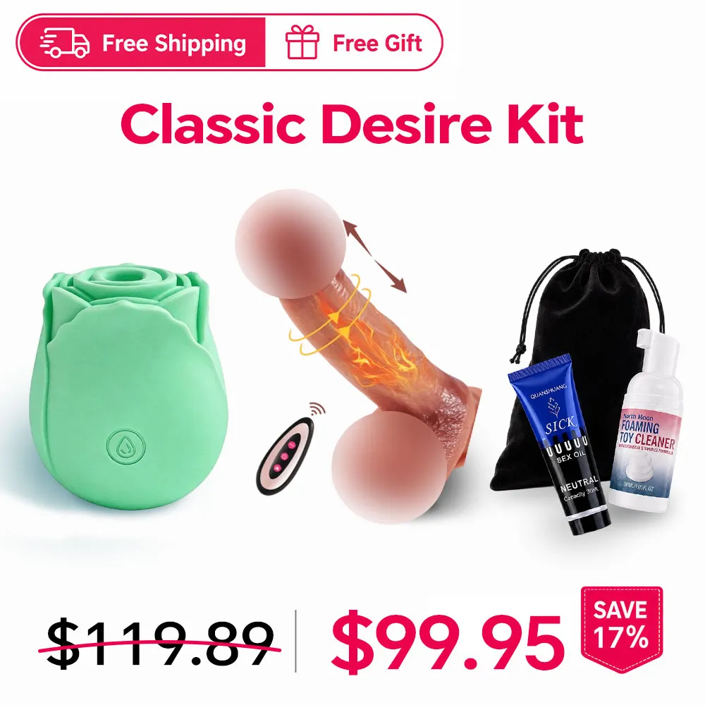 MintGlow - Luminous Original Rose Suction Toy