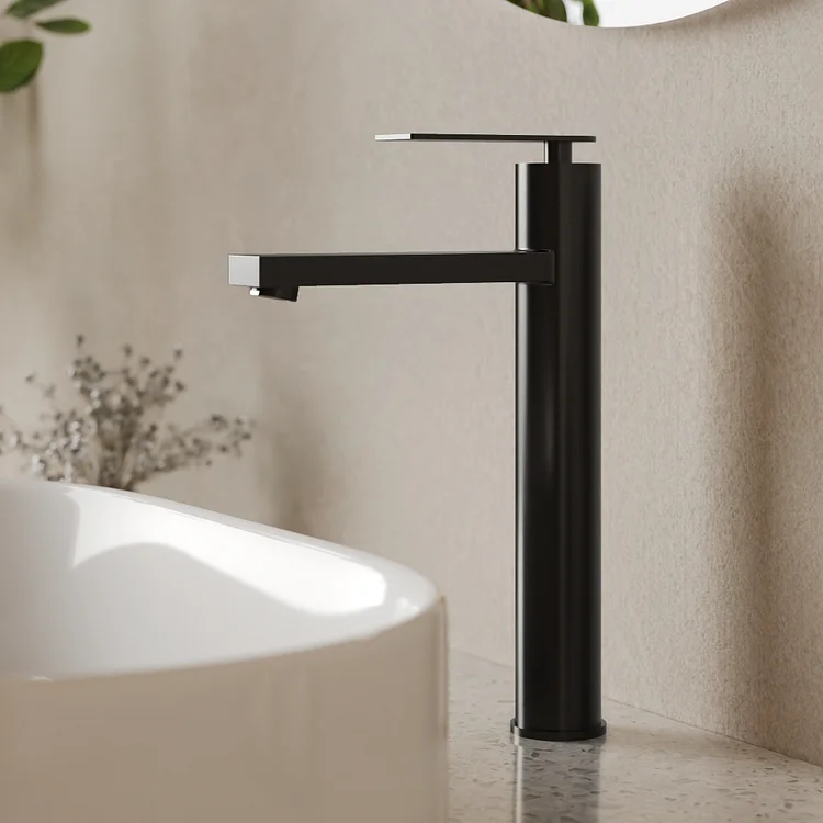 Everstein elegant bathroom sink faucet combination SFS-1123-BK-2pk