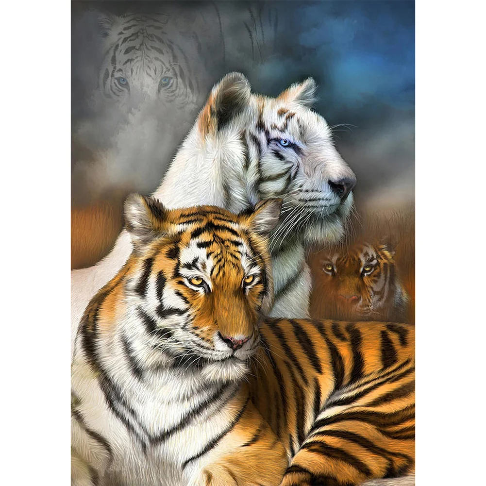 Tiger - Full Square - Diamond Painting(40*40cm)
