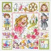 Sleeping Beauty-14CT Stamped Cross Stitch Egyptian Cotton 30*30cm/11.81*11.81in tapestrymarket
