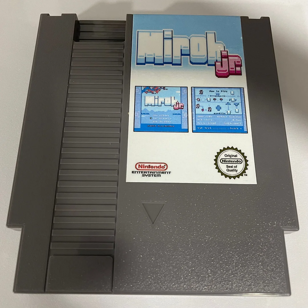 Miroh Jr NES For Nintendo Entertainment System Console - 8 Bit Game Cartridge