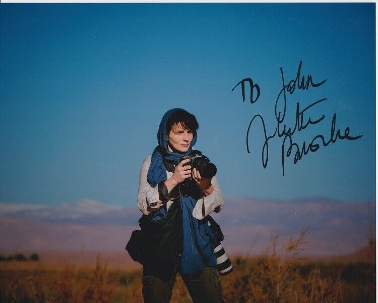 JULIETTE BINOCHE Autographed Signed Photo Poster paintinggraph - To John