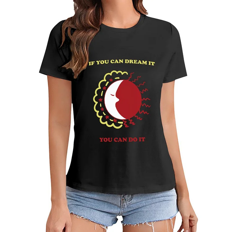 Star and moon T-shirt Women