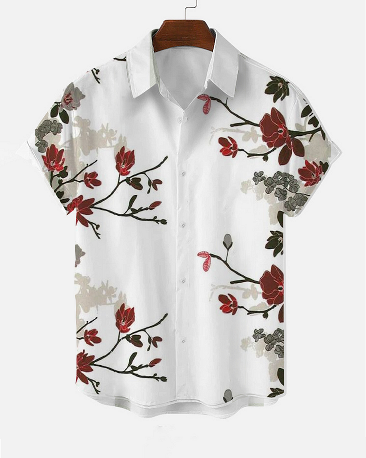 Men's casual  zipper shirt 4016
