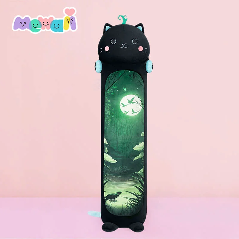 Mewaii® Design Original Chat Sorcière Peluche Kawaii Oreiller en Peluche Jouet Squishy