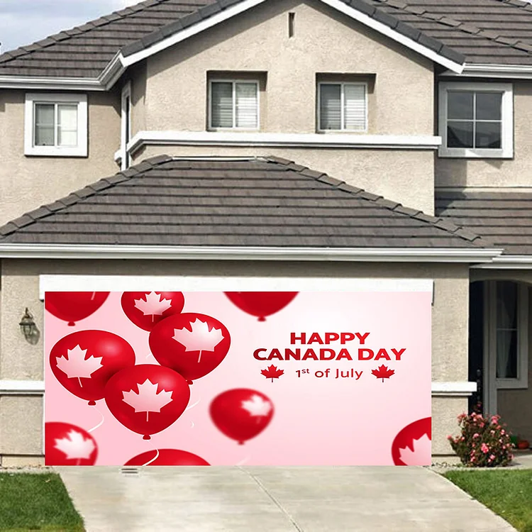 Canada Patriotic  Independence Day Garage Door Mural