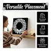 uk.everydayedeals DIY Pearl Painting With Frame - Handmade Self-Adhesive Pearls - Wreath(25*25cm)