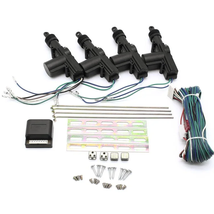 12V Car Door Lock Actuator 4 Doors Keyless Entry System Central Locking Kit