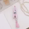 Small Craft Scissors with Tassel Mini Thread Snips Spring Loaded Design for Cross Stitch Embroidery Needlework Accessories