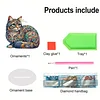 5D DIY Special Shape Diamond Painting Desk Ornament Cat Decor Kit