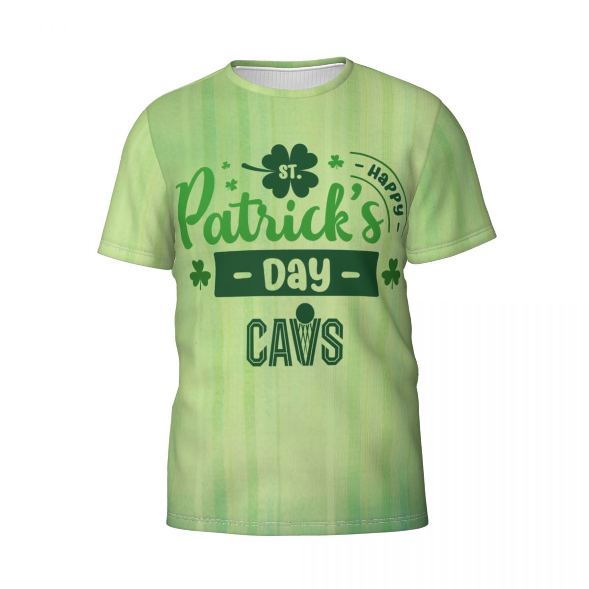 Cleveland Cavaliers Happy Patrick's Day Quote Men's Short Sleeve Shirt