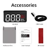 Car OBD2 Head-up Display Multifunctional Windshield Screen Projector Accessories