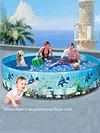 Inflatable Swimming Pool Large Capacity Blow Up Family Pool Bathtub Pool for Kid