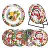 Diamond Painting Acrylic Christmas Snowman Diamond Painting Placemats
