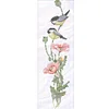 Bird Flower - 9CT Partial Beaded Cross Stitch Kit(16x53cm)